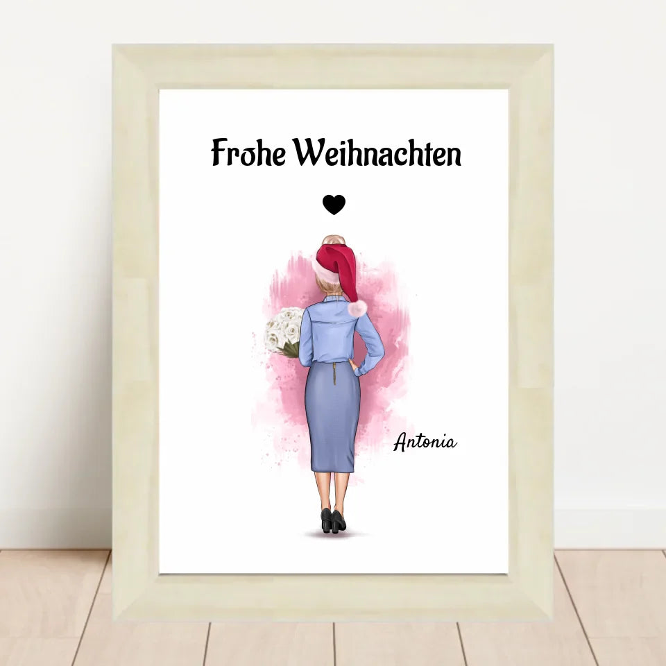 Poster mit Rahmen Hellholz 2