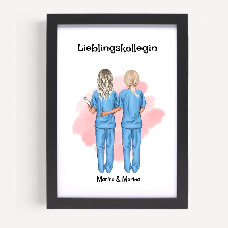 Poster mit Rahmen Schwarz 5