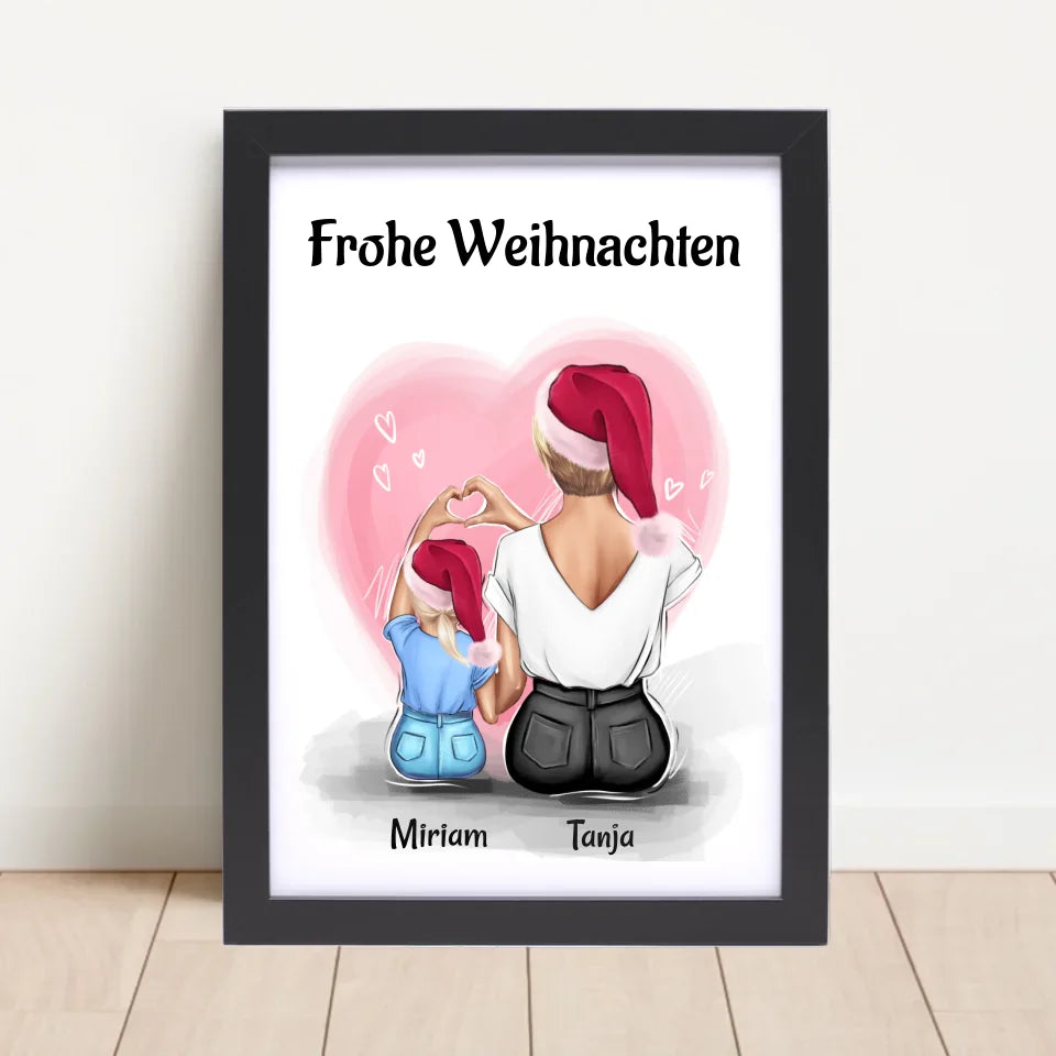 Poster mit Rahmen Schwarz 4