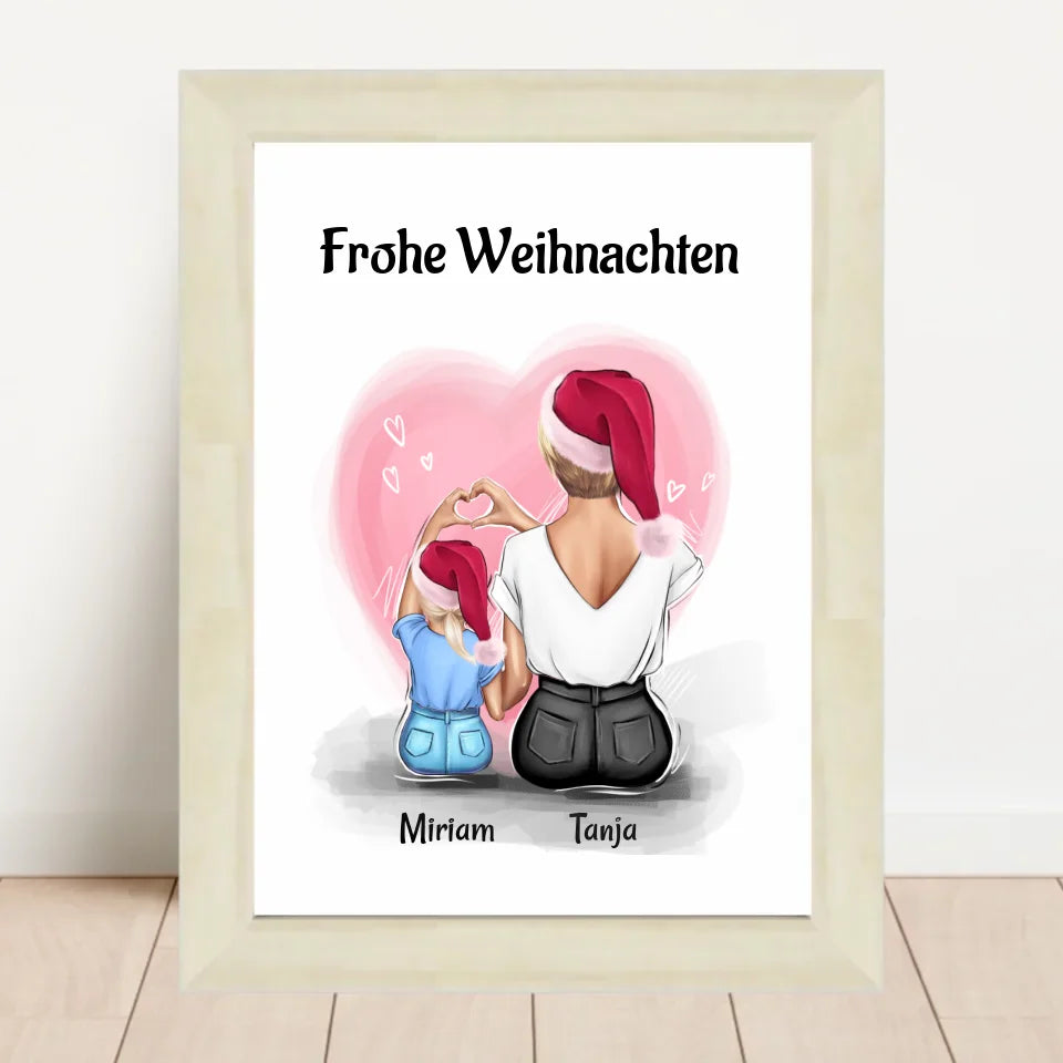 Poster mit Rahmen Hellholz 2