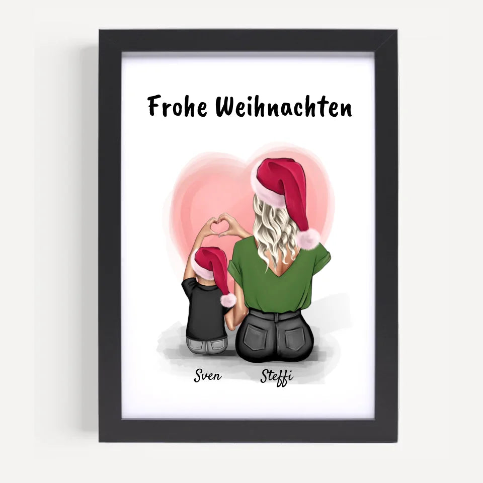 Poster mit Rahmen Schwarz 5