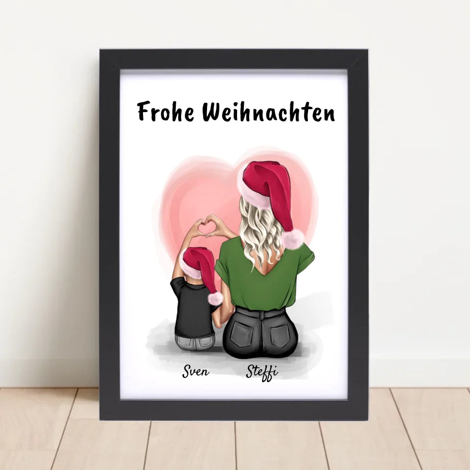 Poster mit Rahmen Schwarz 4