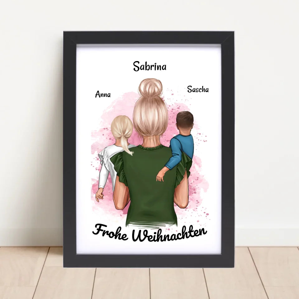 Poster mit Rahmen Schwarz 4