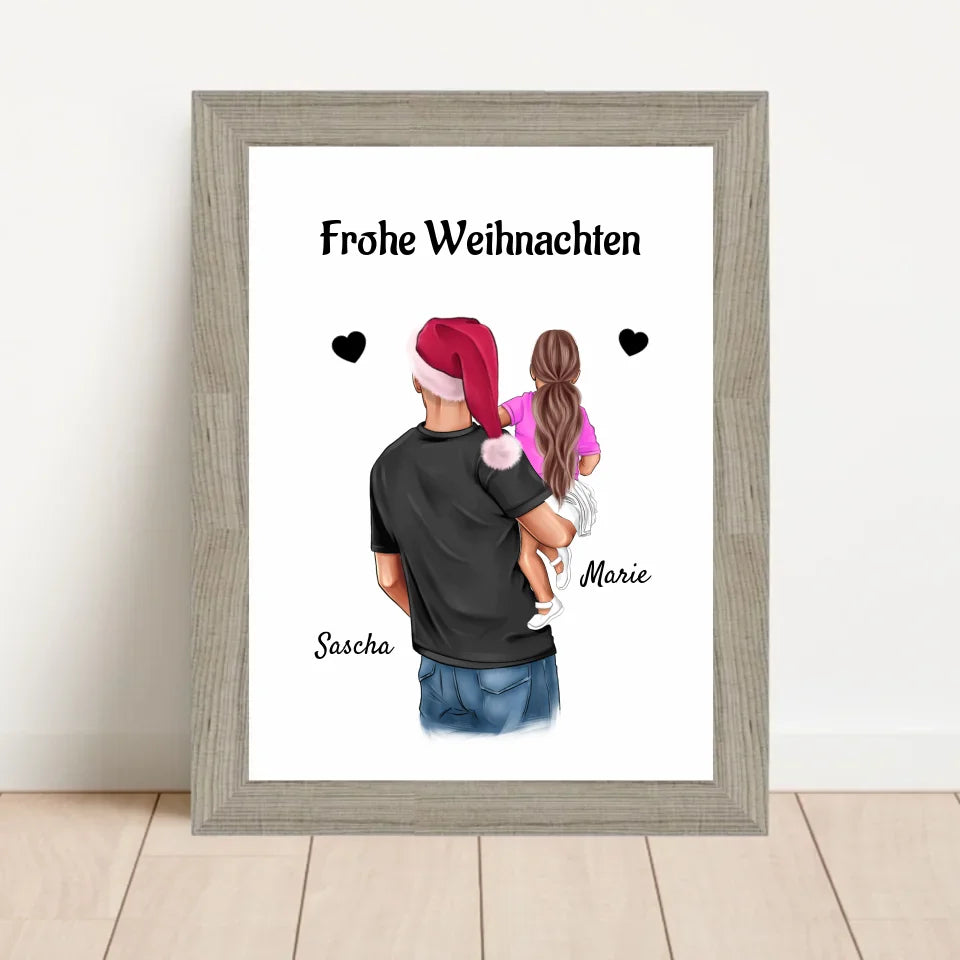 Poster mit Rahmen Beige 1