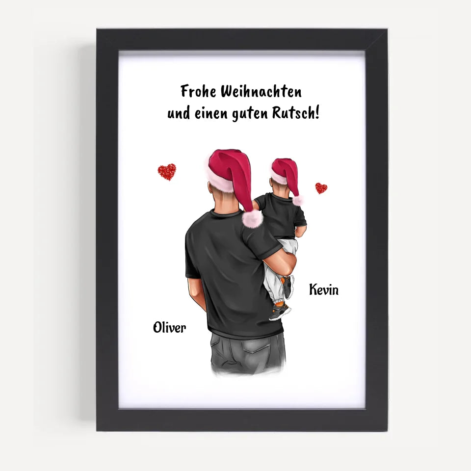Poster mit Rahmen Schwarz 5