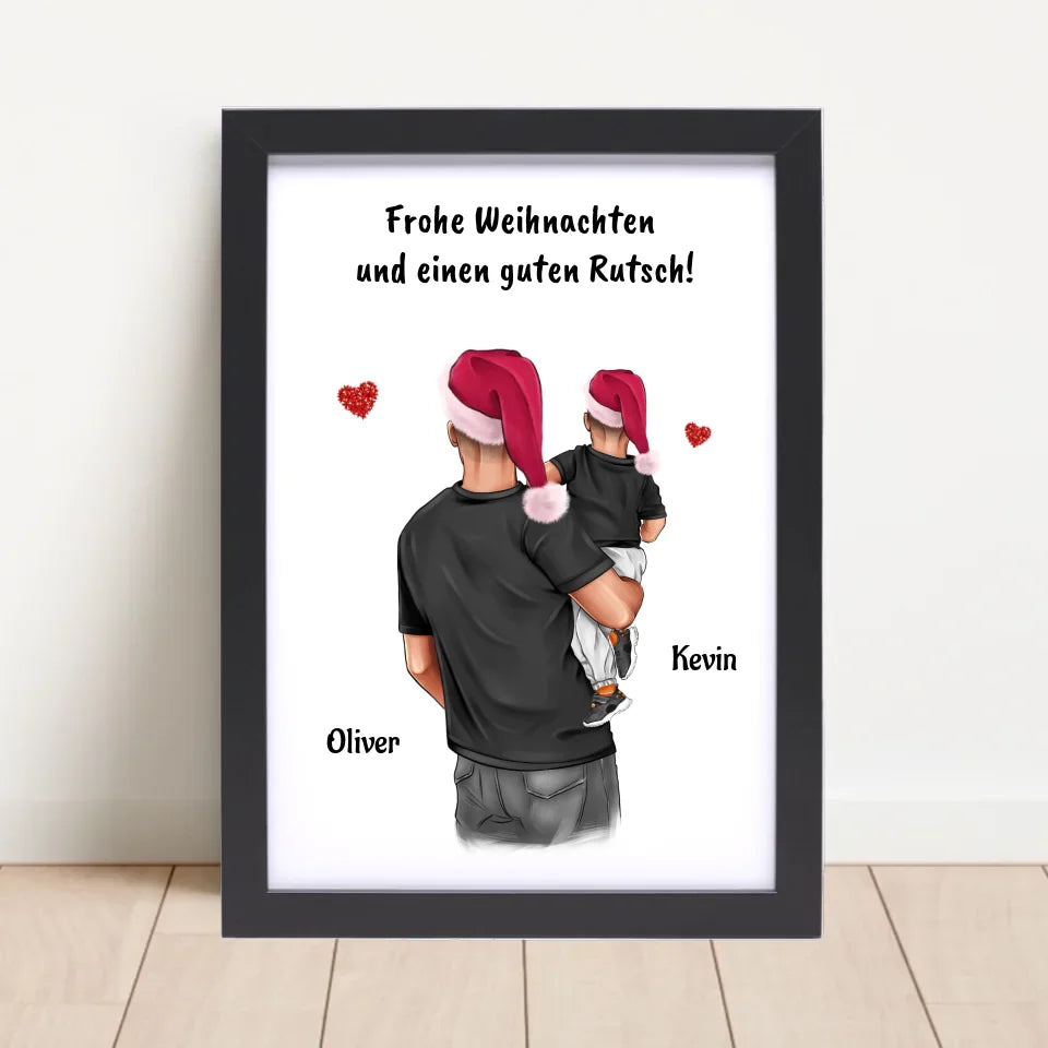 Poster mit Rahmen Schwarz 4