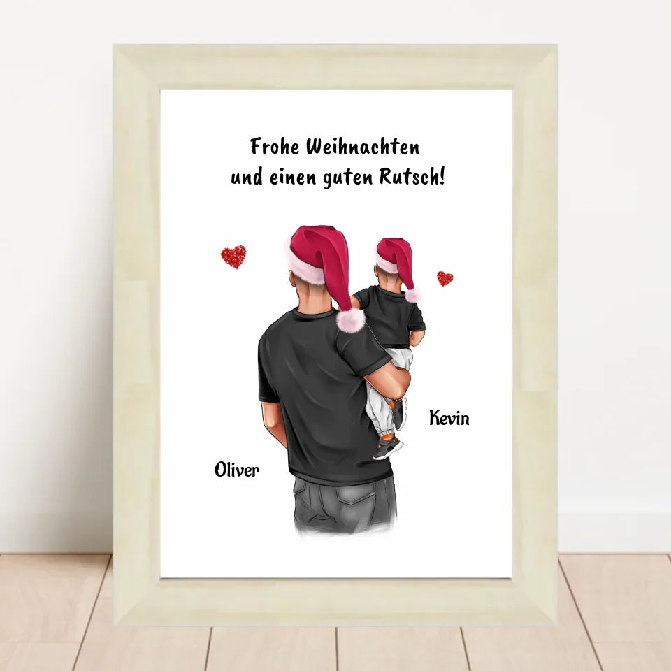 Poster mit Rahmen Hellholz 2
