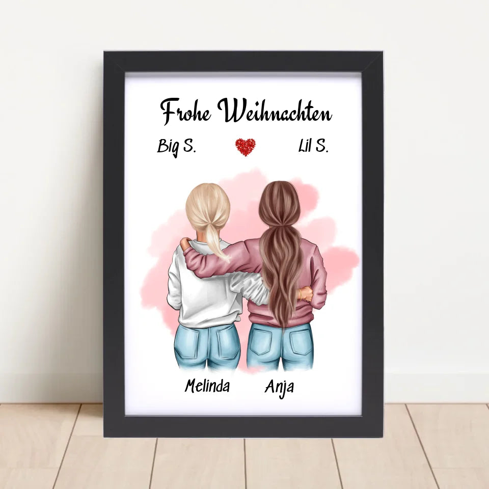 Poster mit Rahmen Schwarz 4