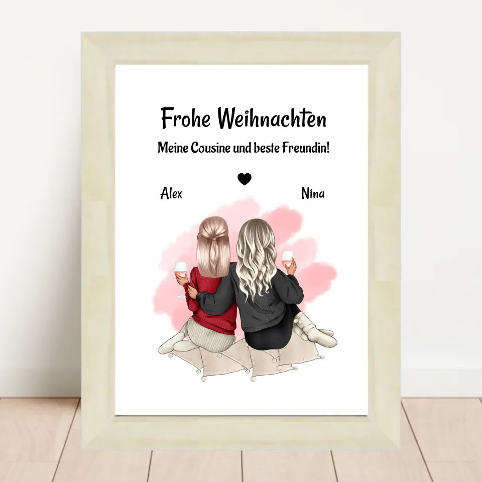 Poster mit Rahmen Hellholz 2