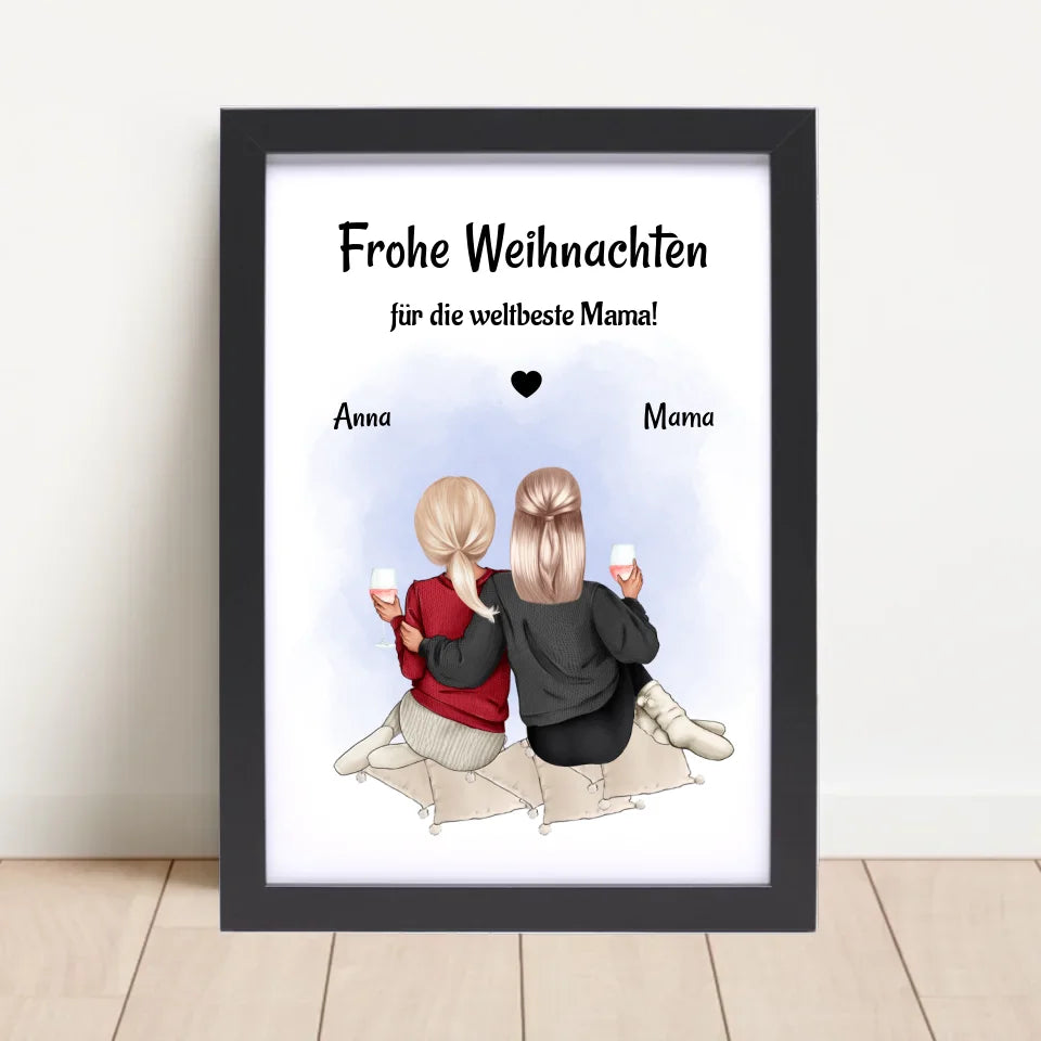 Poster mit Rahmen Schwarz 4