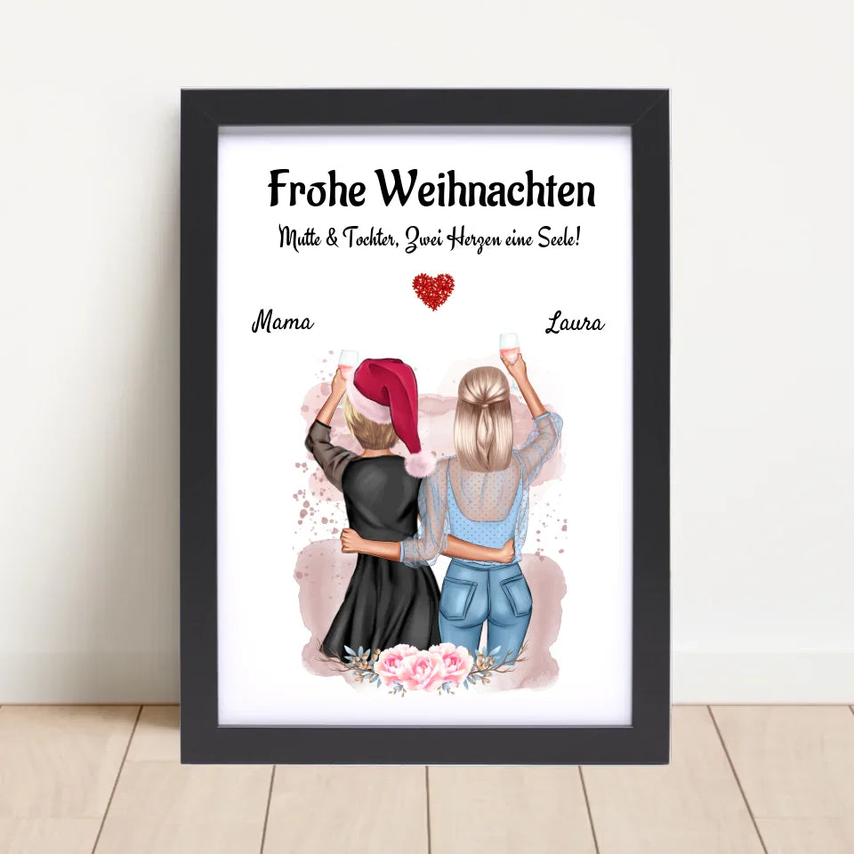 Poster mit Rahmen Schwarz 4