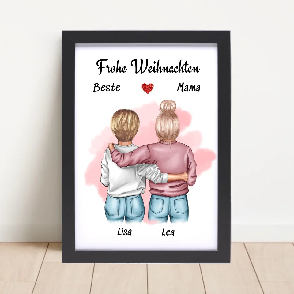 Poster mit Rahmen Schwarz 4