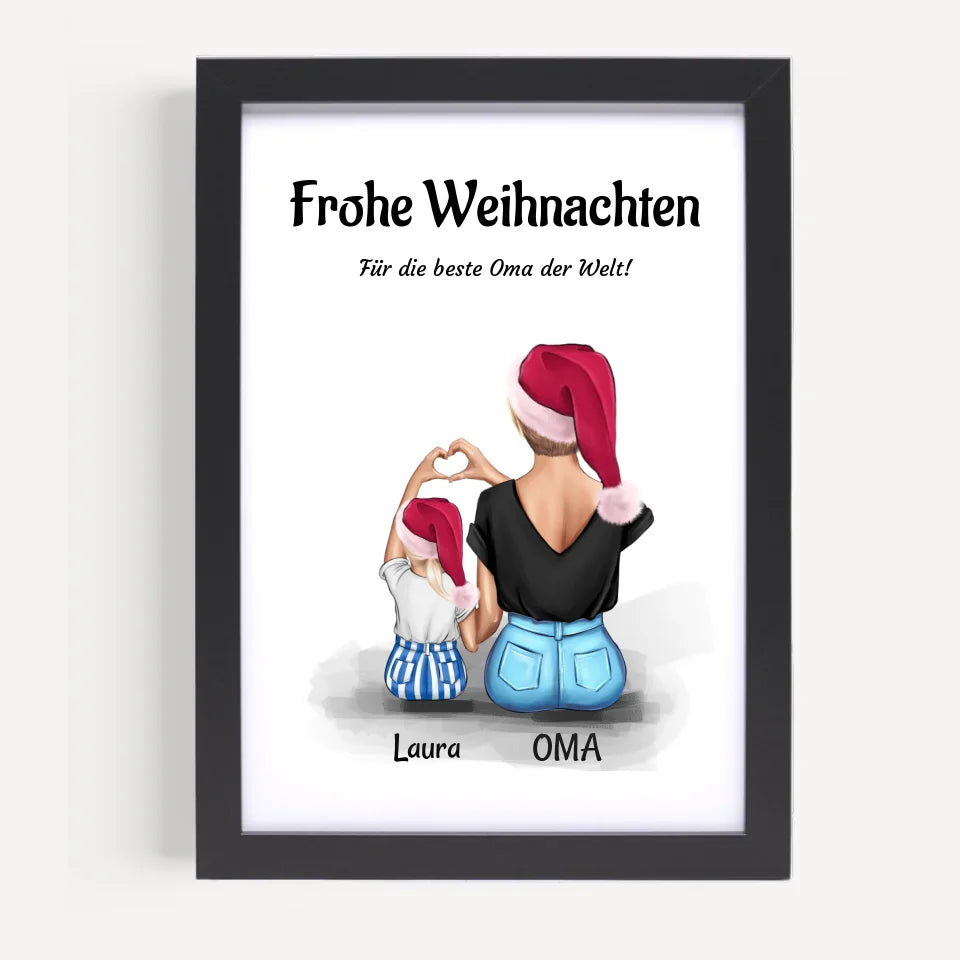 Poster mit Rahmen Schwarz 5