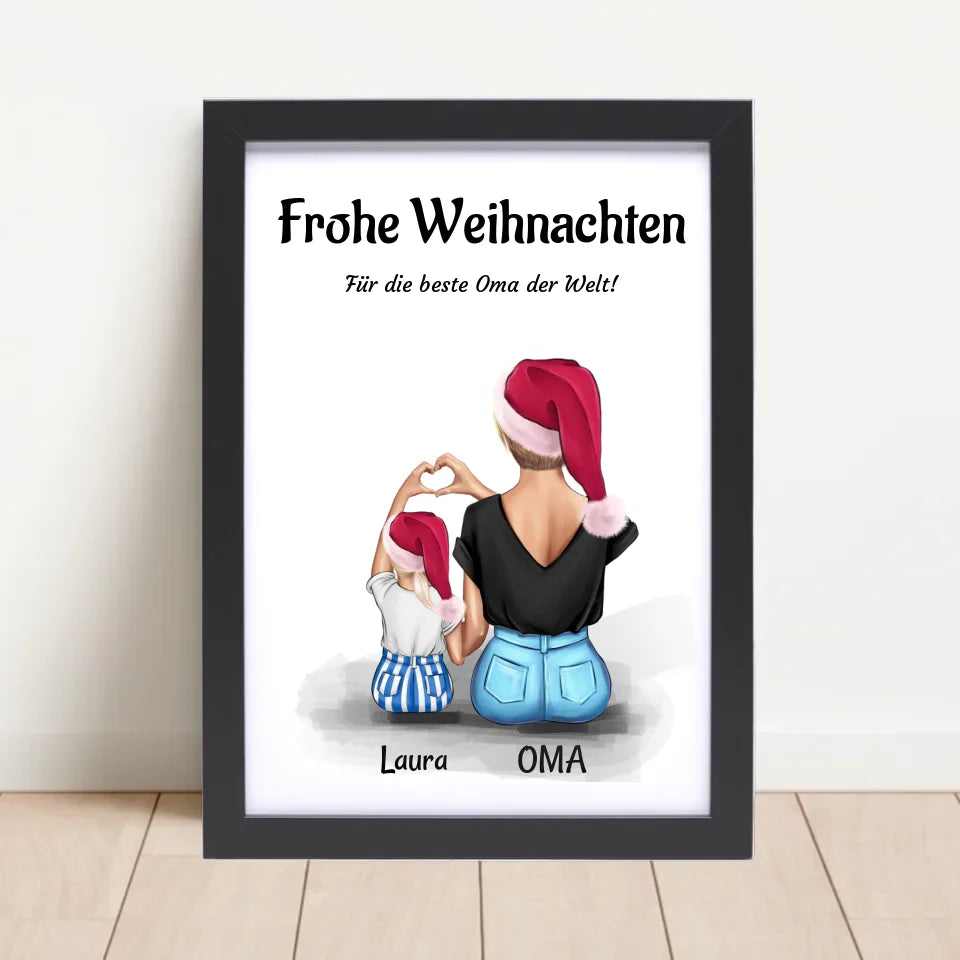 Poster mit Rahmen Schwarz 4