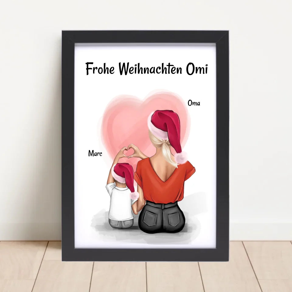 Poster mit Rahmen Schwarz 4