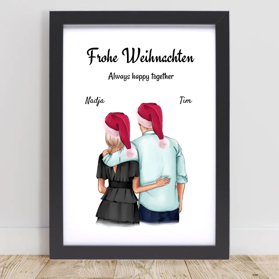 Poster mit Rahmen Schwarz 1