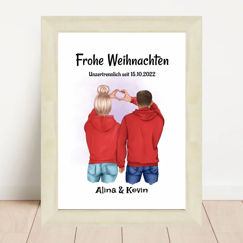 Poster mit Rahmen Hellholz 2