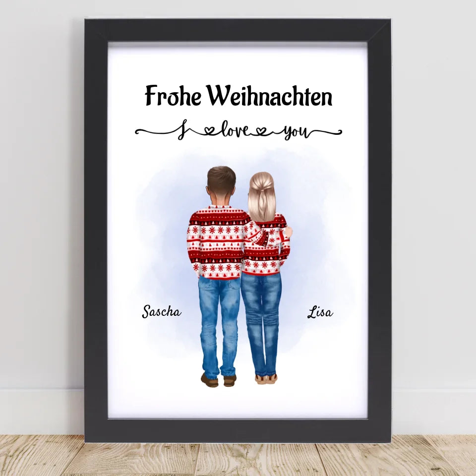 Poster mit Rahmen Schwarz 1