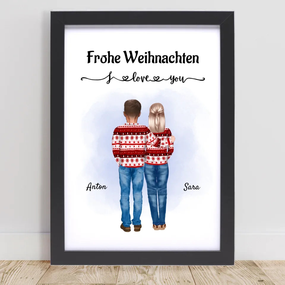 Poster mit Rahmen Schwarz 1