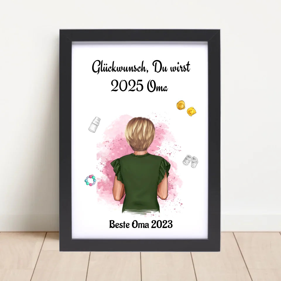 Poster mit Rahmen Schwarz 4