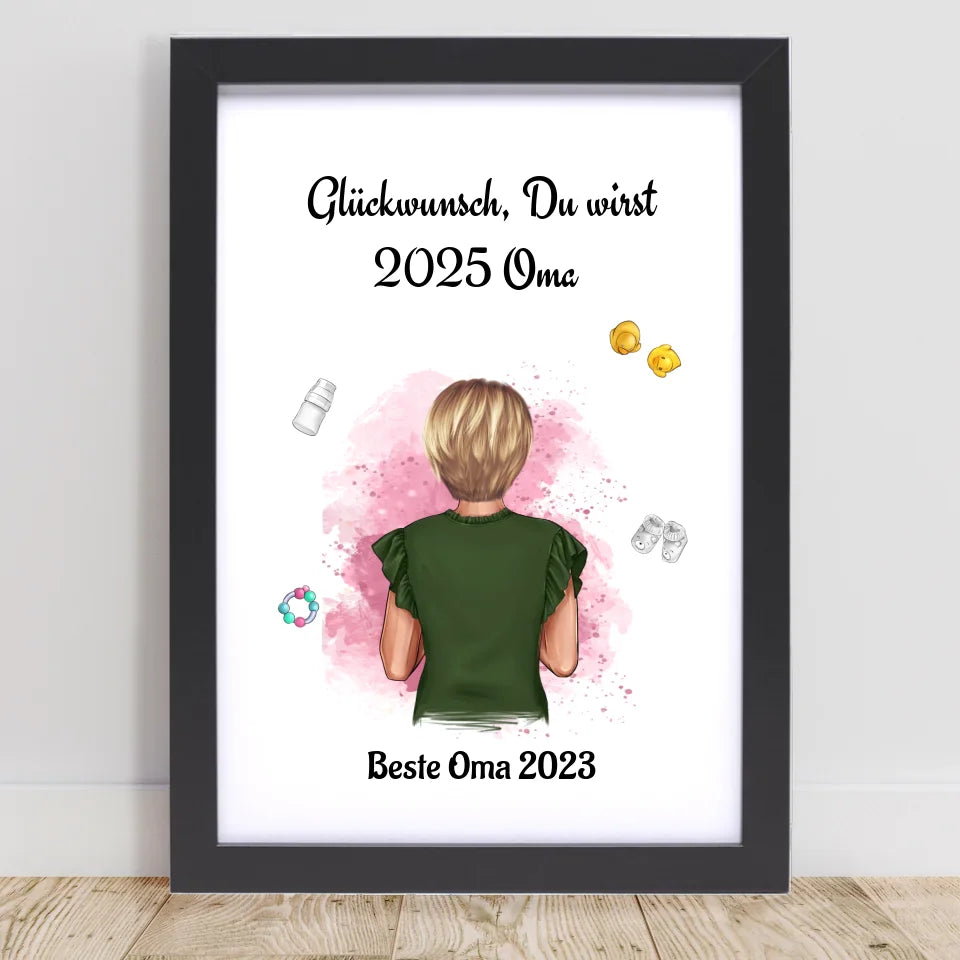 Poster mit Rahmen Schwarz 1
