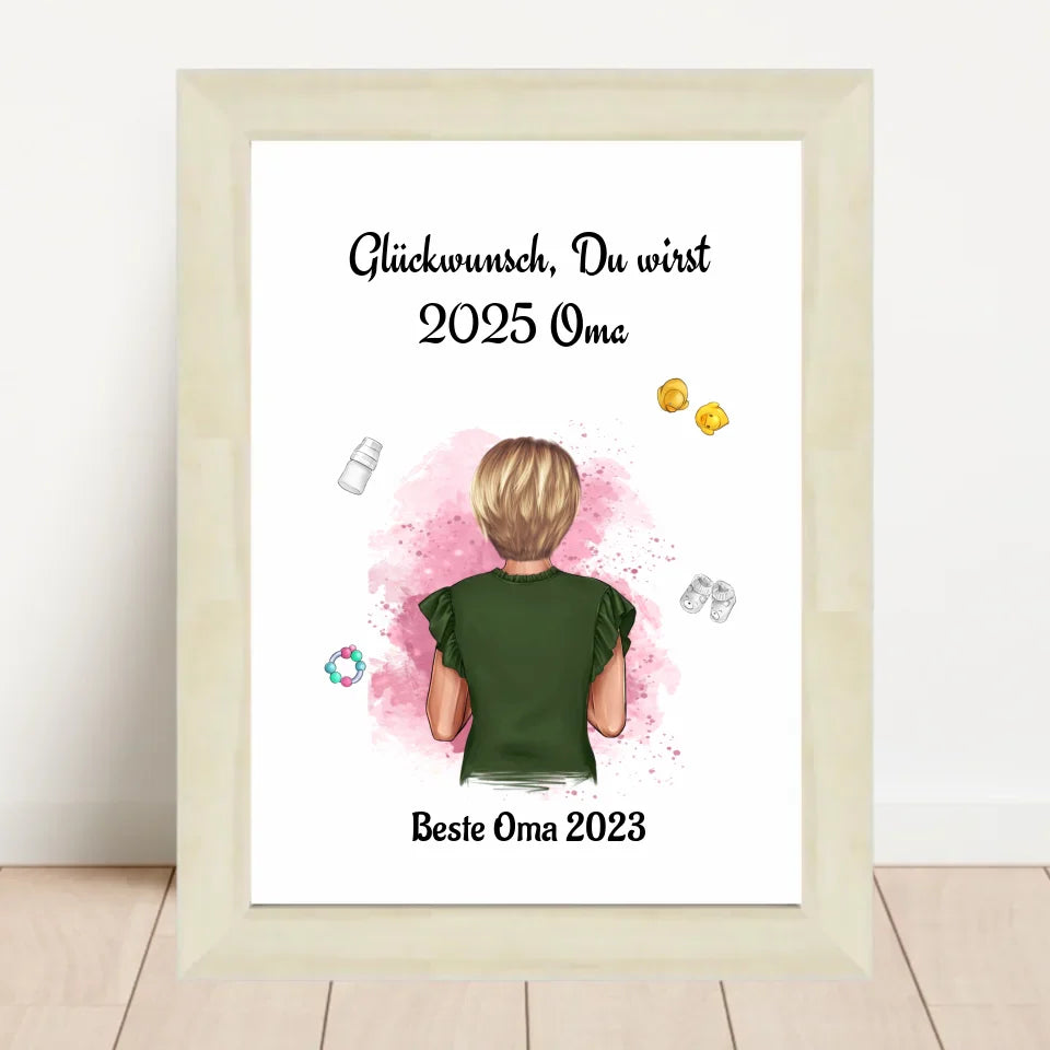 Poster mit Rahmen Hellholz 2