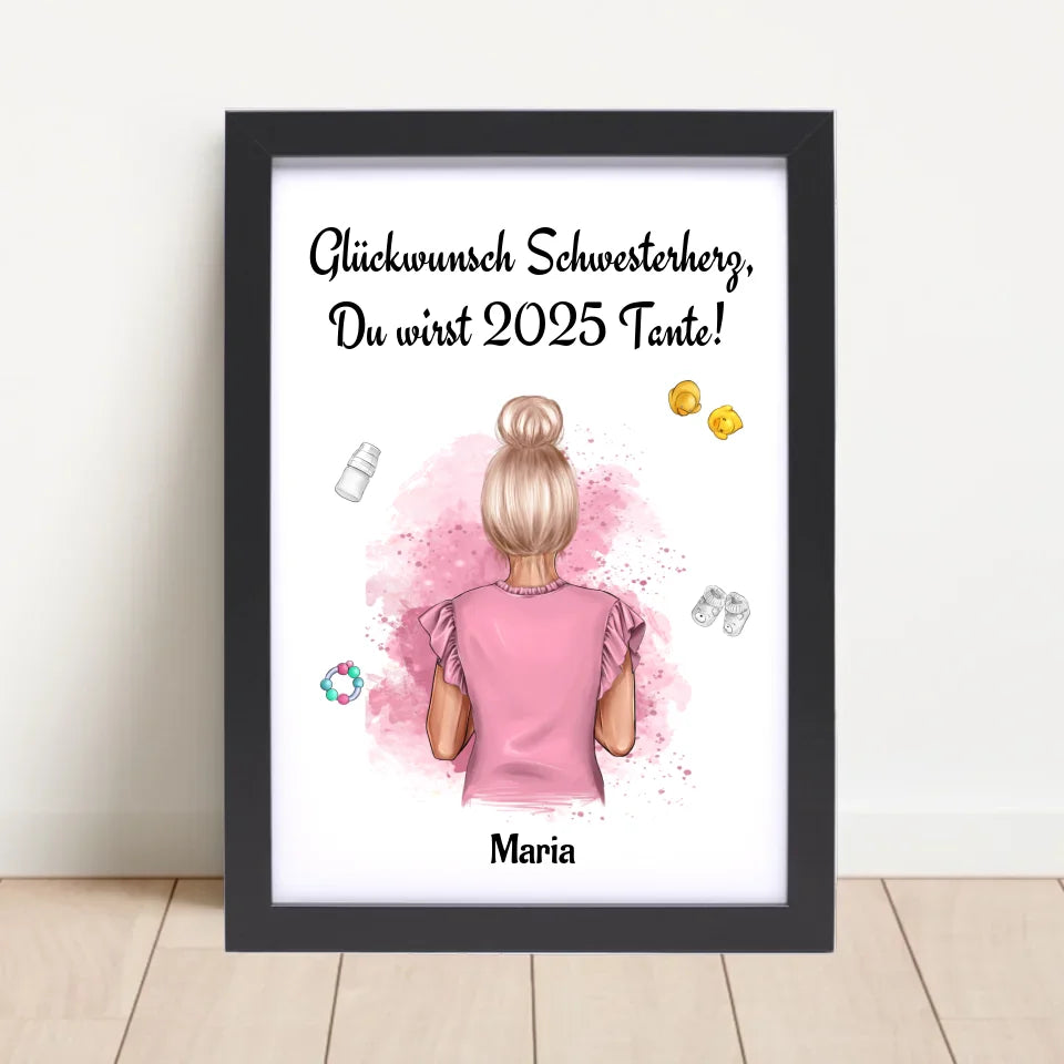 Poster mit Rahmen Schwarz 4