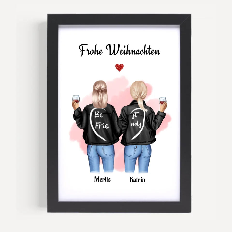 Poster mit Rahmen Schwarz 5