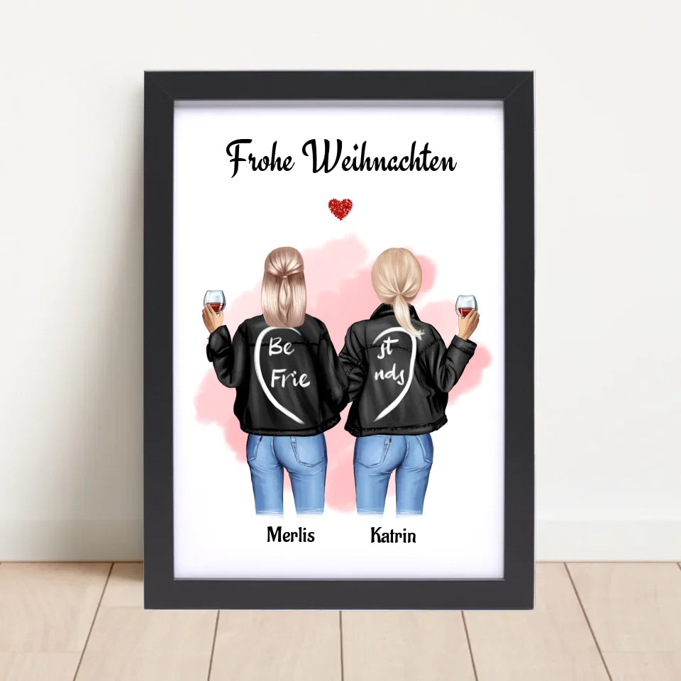Poster mit Rahmen Schwarz 4