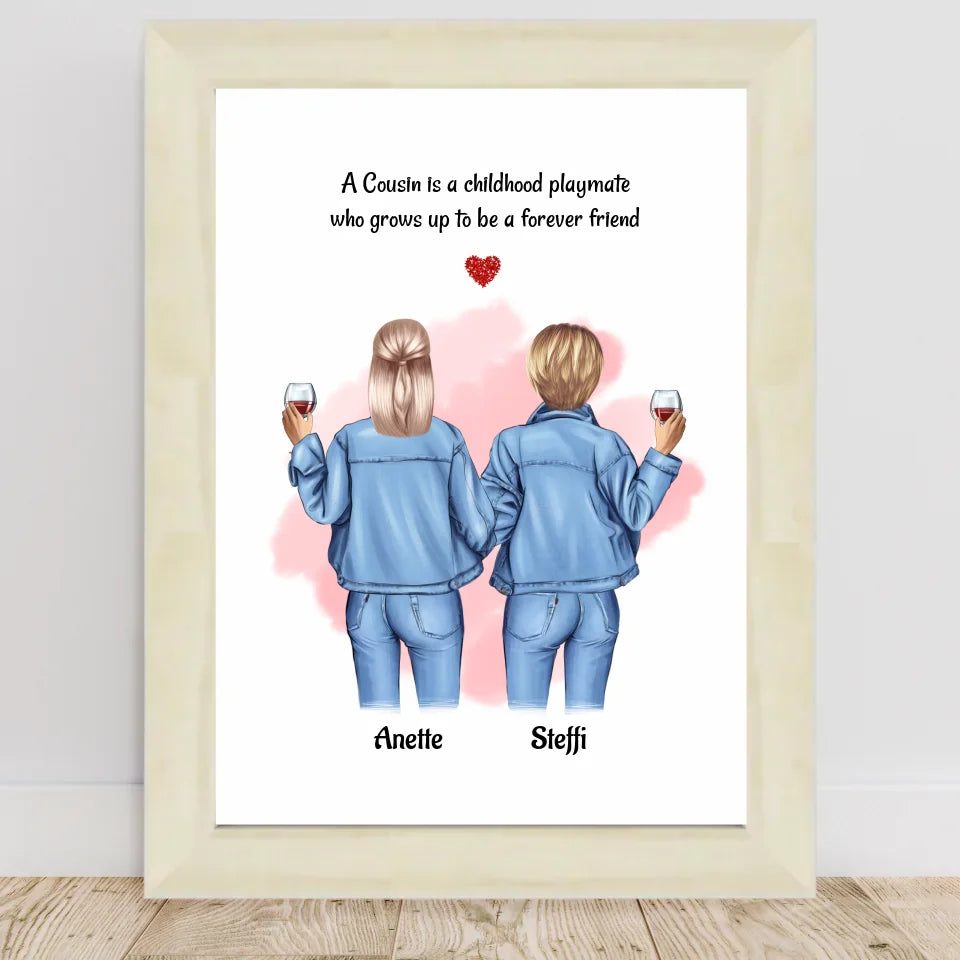 Poster mit Rahmen Hellholz 1