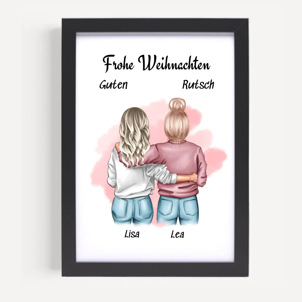 Poster mit Rahmen Schwarz 5