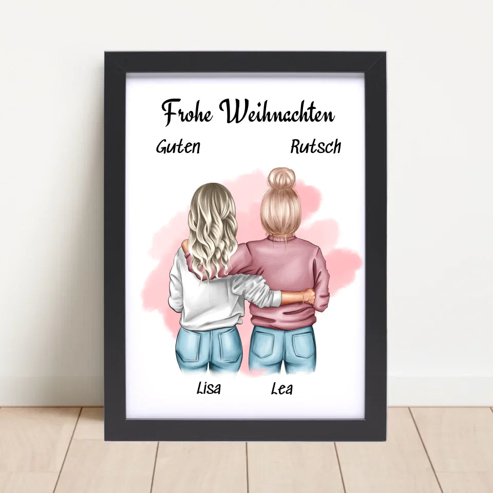 Poster mit Rahmen Schwarz 4