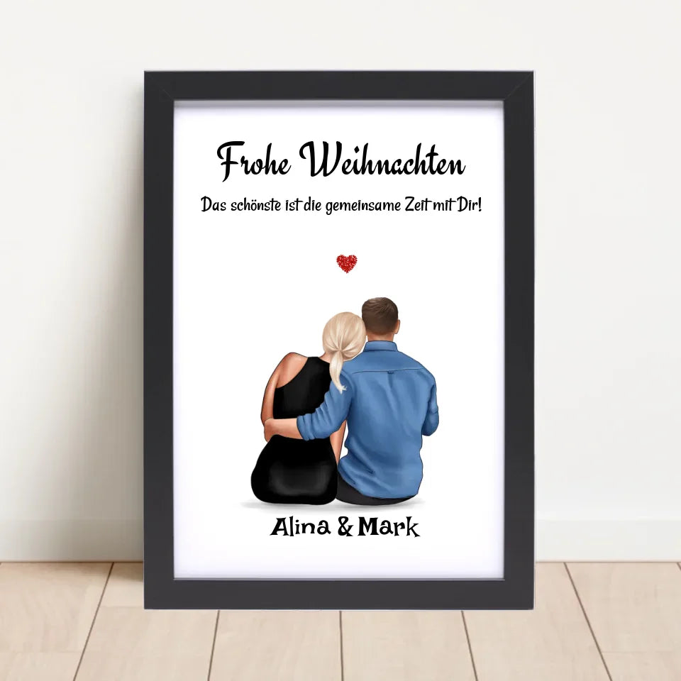 Poster mit Rahmen Schwarz 4