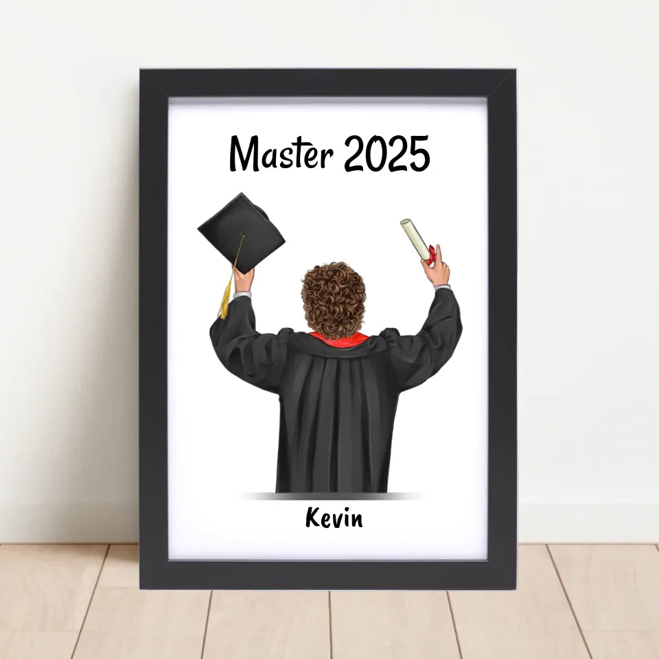 Poster mit Rahmen Schwarz 4