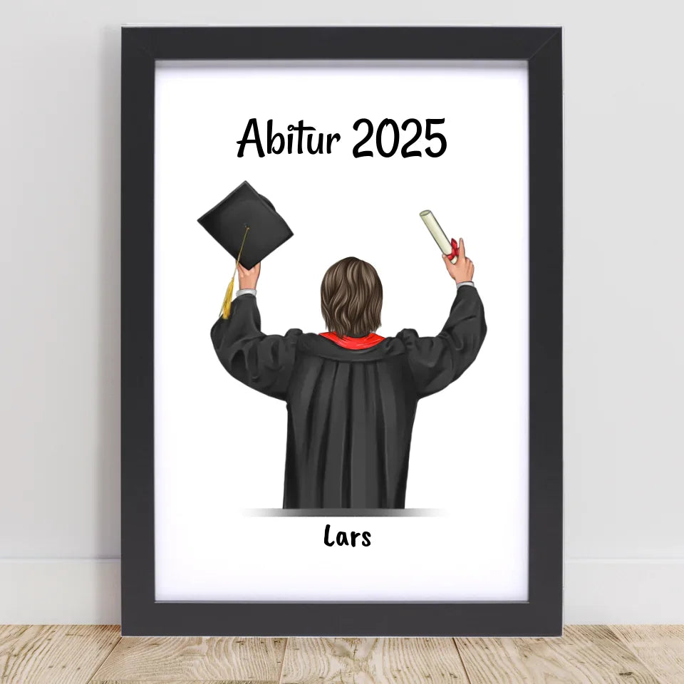Poster mit Rahmen Schwarz 1