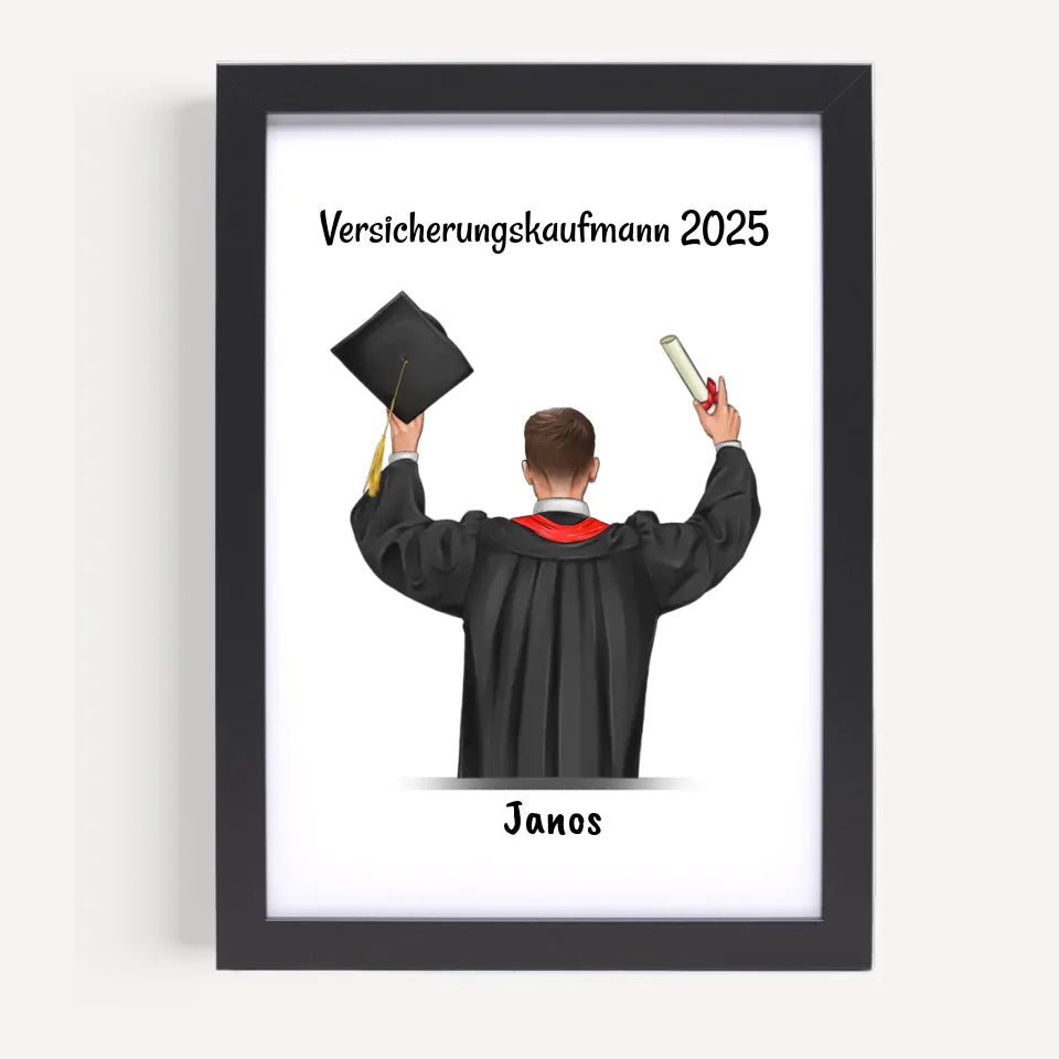 Poster mit Rahmen Schwarz 5