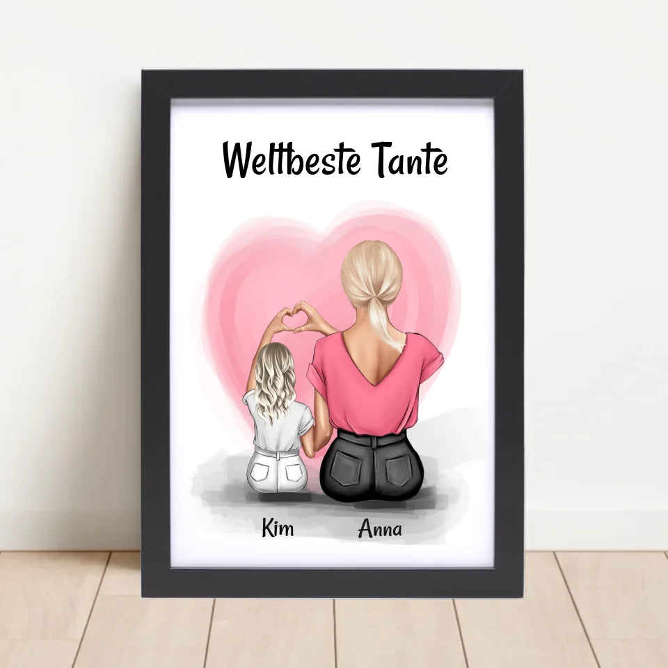Poster mit Rahmen Schwarz 4