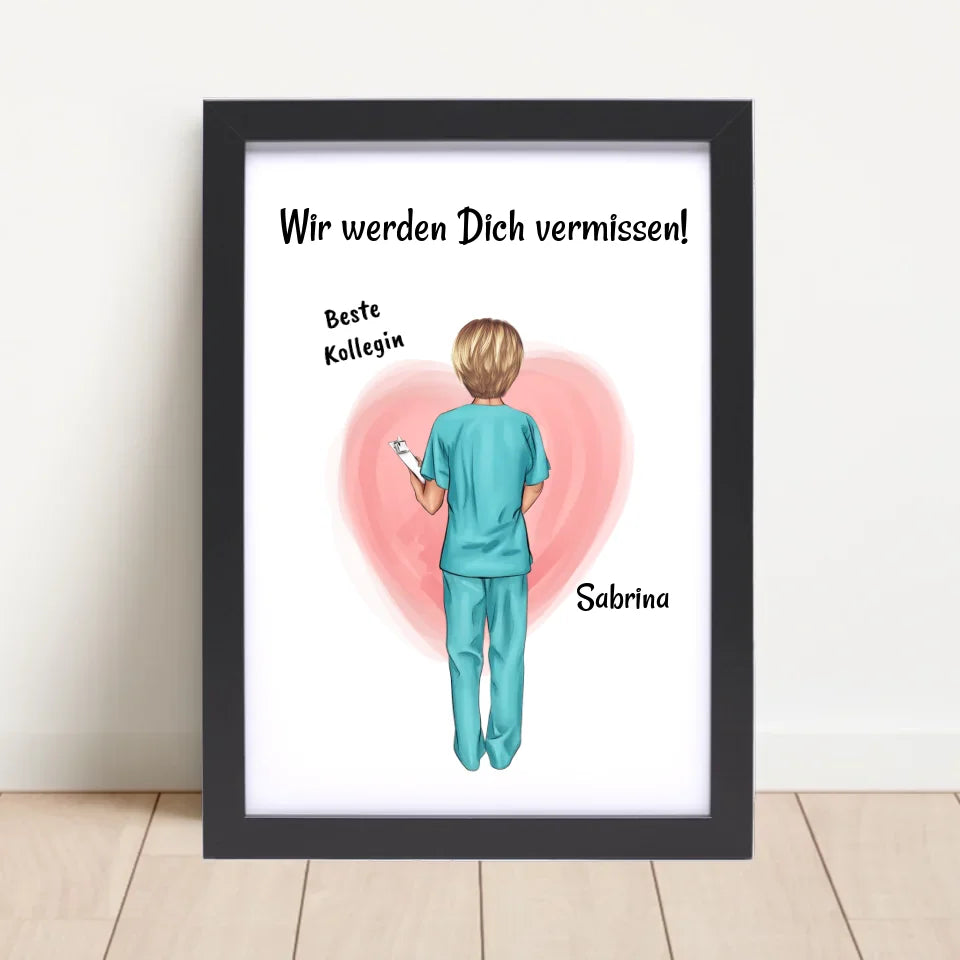 Poster mit Rahmen Schwarz 4