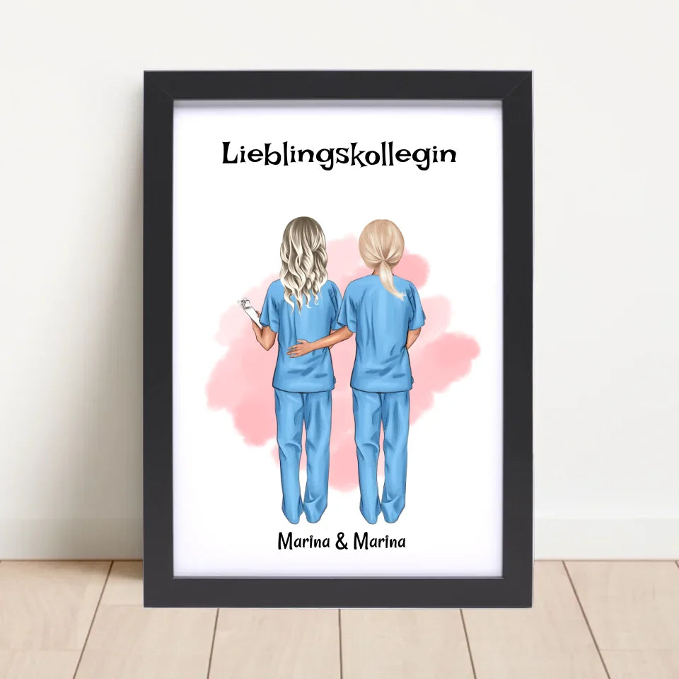 Poster mit Rahmen Schwarz 4