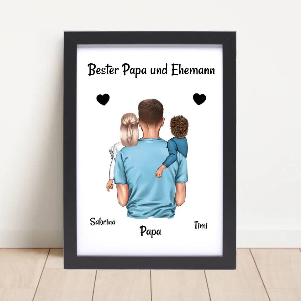 Poster mit Rahmen Schwarz 4