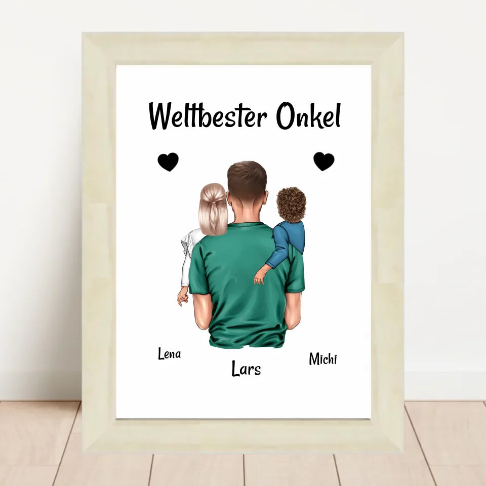 Poster mit Rahmen Hellholz 2