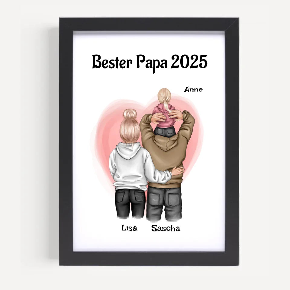 Poster mit Rahmen Schwarz 5