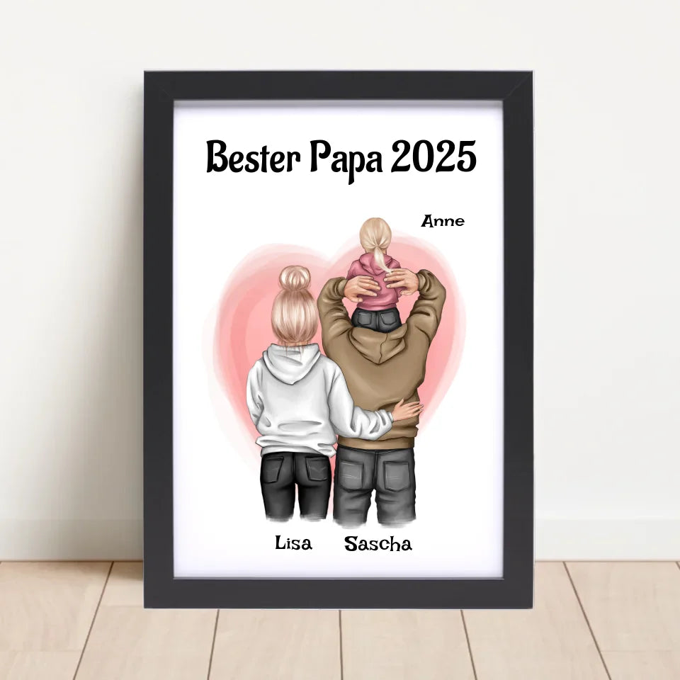 Poster mit Rahmen Schwarz 4