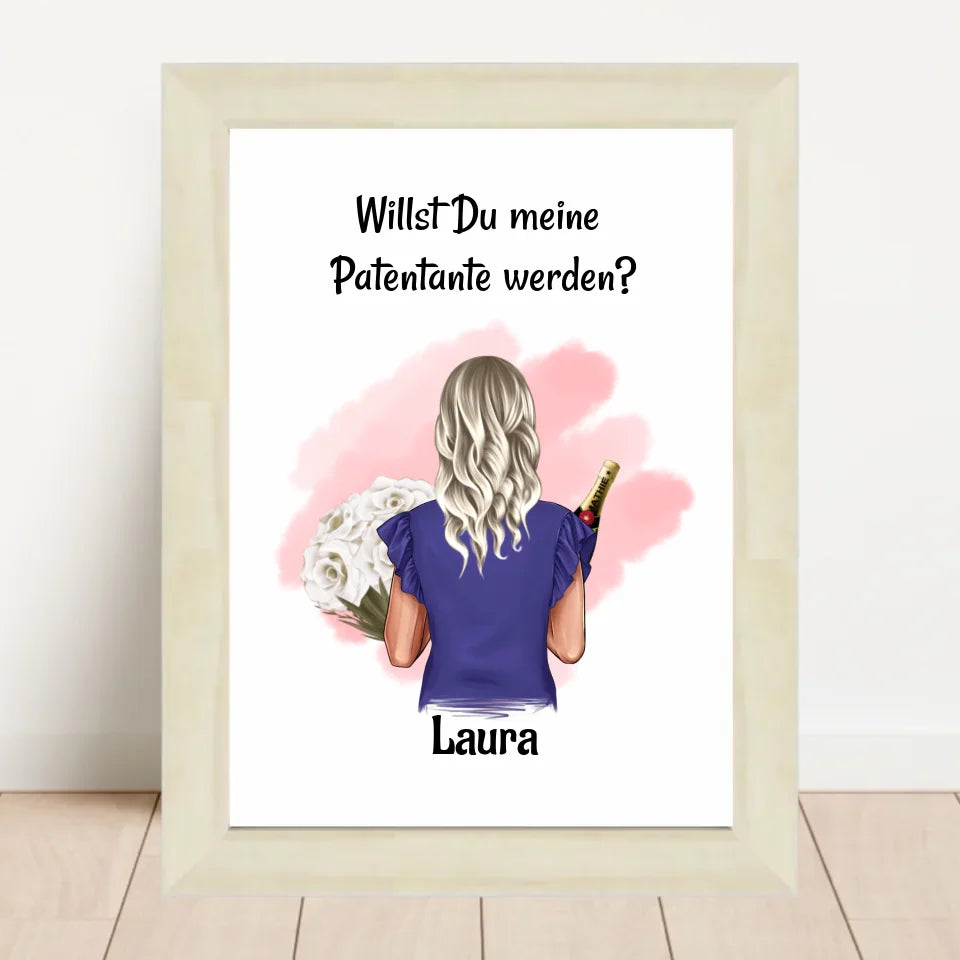 Poster mit Rahmen Hellholz 2
