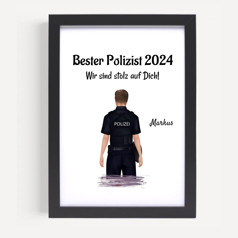 Poster mit Rahmen Schwarz 5