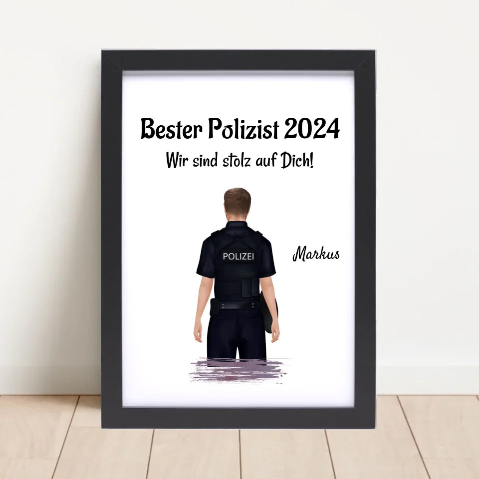 Poster mit Rahmen Schwarz 4