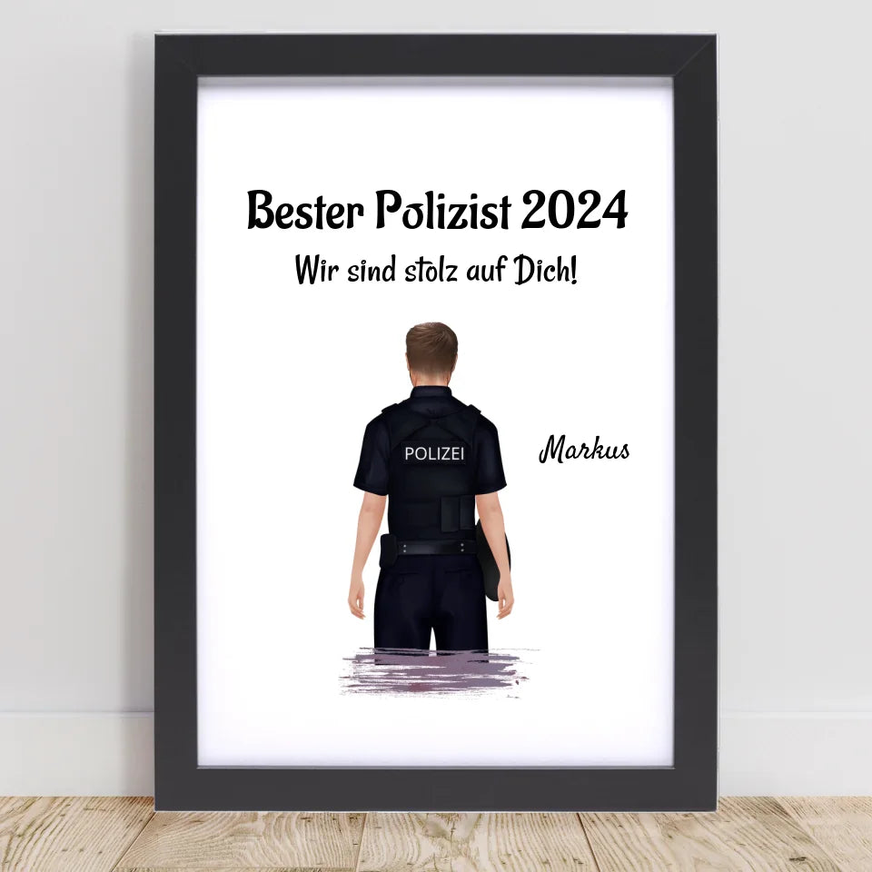 Poster mit Rahmen Schwarz 1