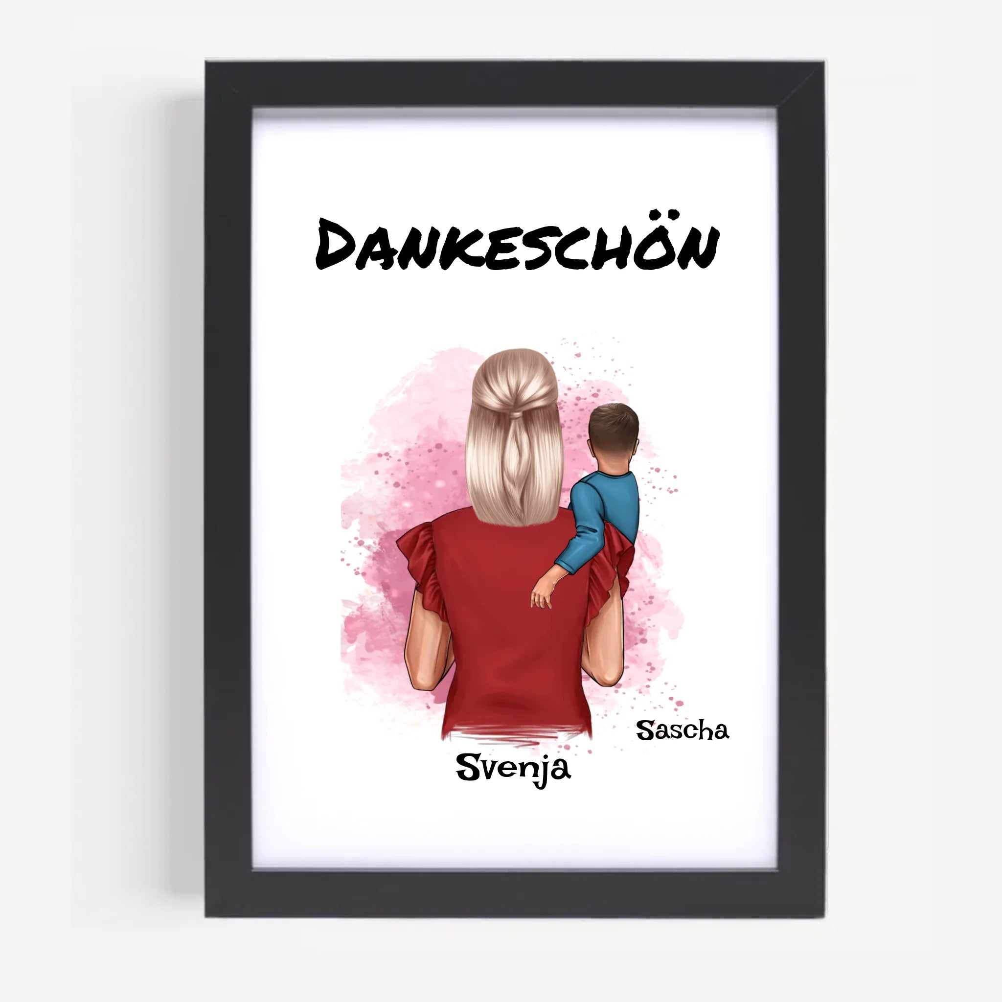 Poster mit Rahmen Schwarz 5