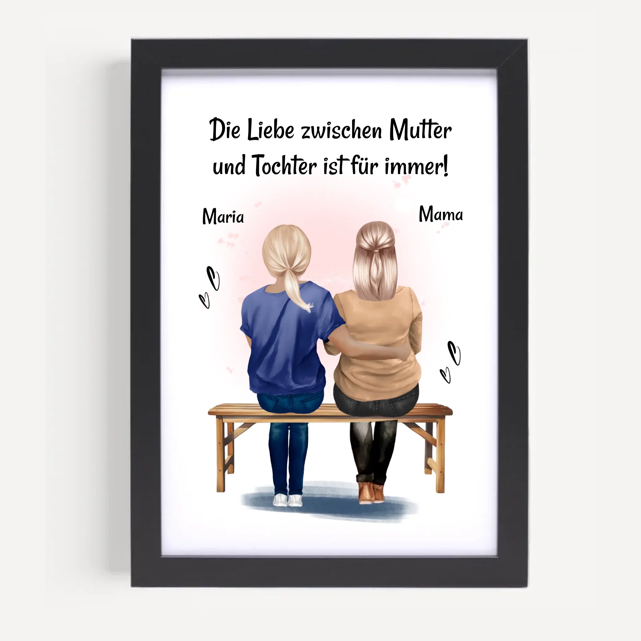 Poster mit Rahmen Schwarz 5