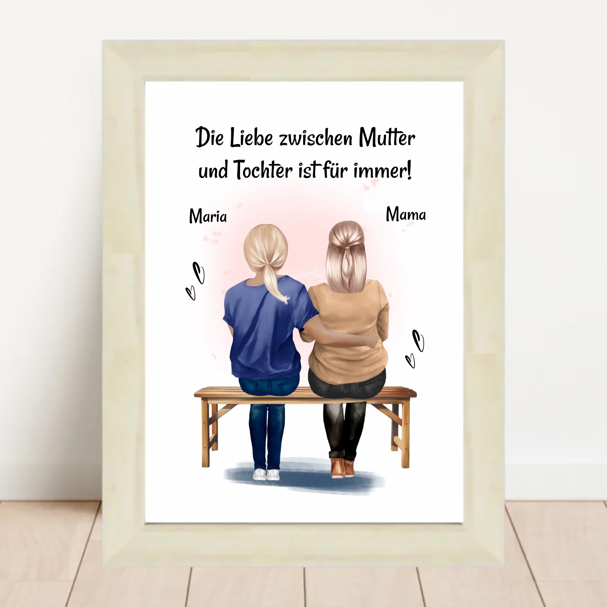 Poster mit Rahmen Hellholz 2